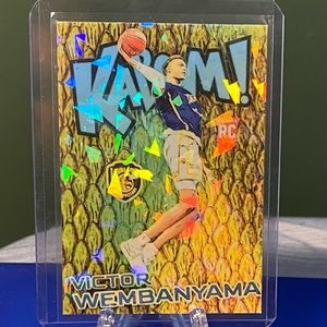 victor wembanyama Kaboom holo cracked ice dragon rookie